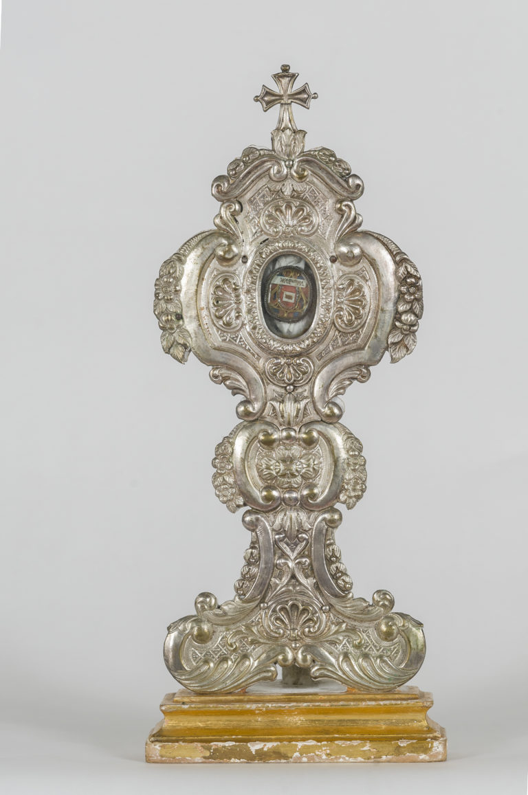 Reliquiario in ottone